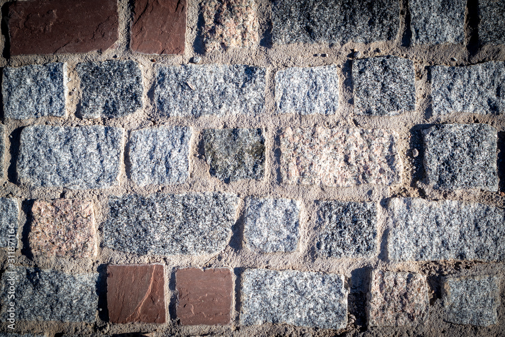 fondo textura de adoquines de piedra en primer plano Stock Photo | Adobe  Stock