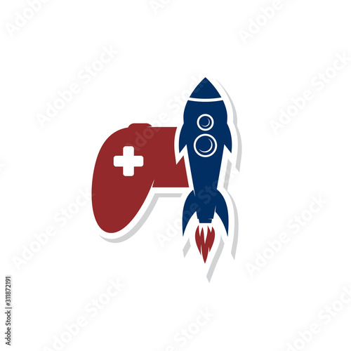 rocket game console turbo speed joystick controller