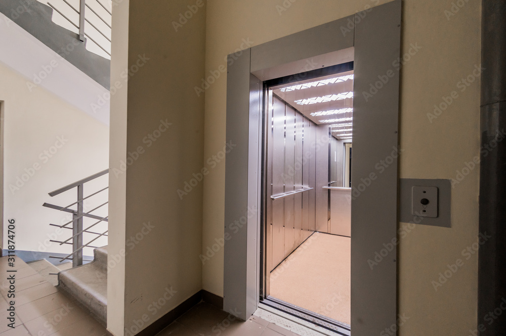 Russia, Moscow- August 05, 2019: interior room apartment public place, porch