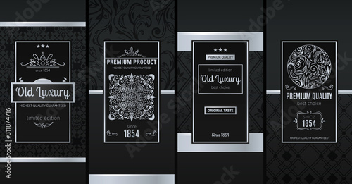 Retro Labels Set