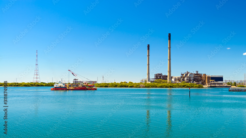 Natural gas operated power station in Port Adelaide