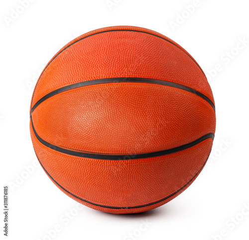 Basketball game ball isolated on white background © fotofabrika