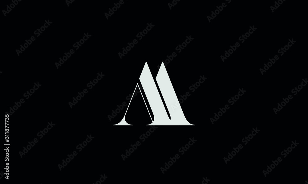 Alphabet letter monogram icon logo NH or HN Alphabet letter monogram icon logo NH or HN