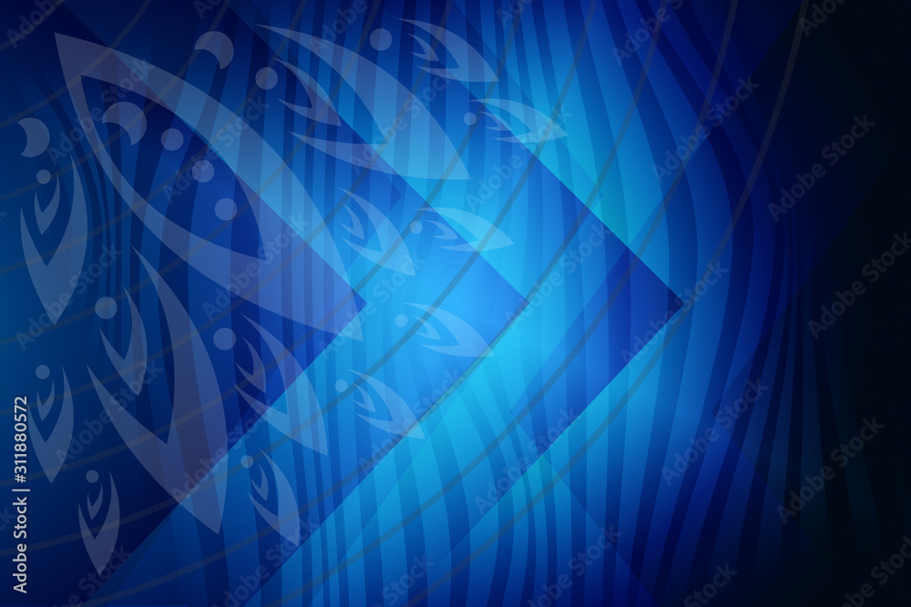 Obraz premium abstract, blue, light, pattern, texture, design, backdrop, digital, black, line, illustration, wallpaper, technology, lines, space, fractal, computer, burst, geometry, waves, motion, 3d, art, dynamic