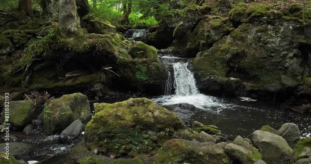 Besse, The Chiloza waterfalls,Puy de Dome, Auvergne, France. Besse, The Chiloza waterfalls,Puy de Dome, Auvergne, France.
