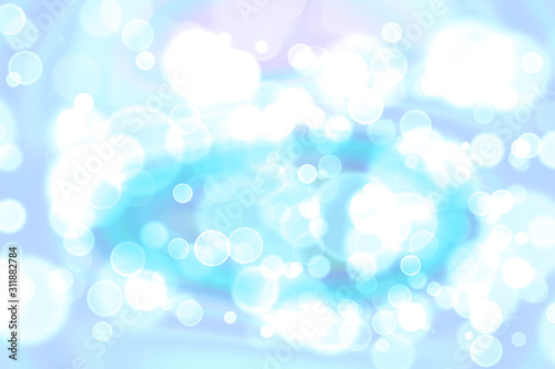 white blue bubble divine dimension bokeh blur abstract