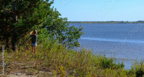 girl on the lake © Ekaterina