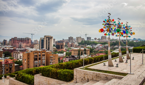 Yerevan is the capital of Armenia. Armenia, Yerevan, August 2018