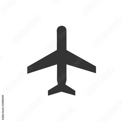 airplane icon vector illustration for website and graphic design symbol