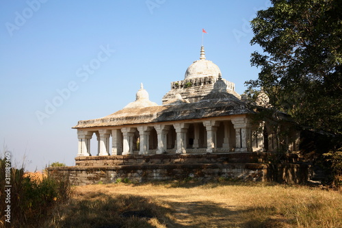 Old Ram Janki Temple at Fort Bandhavgarh, Madya Pradesh, India. photo