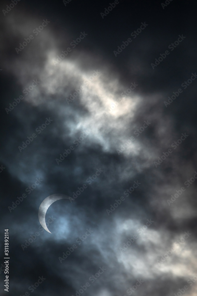 Obraz premium solar eclipse