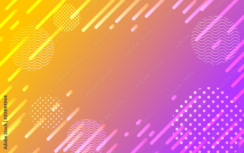 オレンジとピンクのネオンカラーグラデーションデジタル背景 Stock Vektorgrafik Adobe Stock