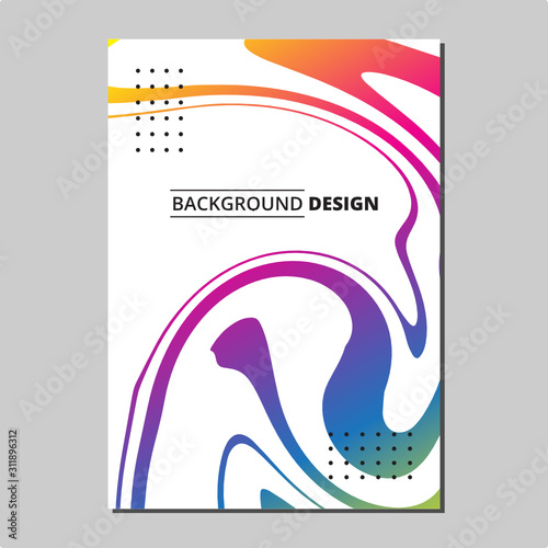 Colorfull Vector Images Marble Liquid Template