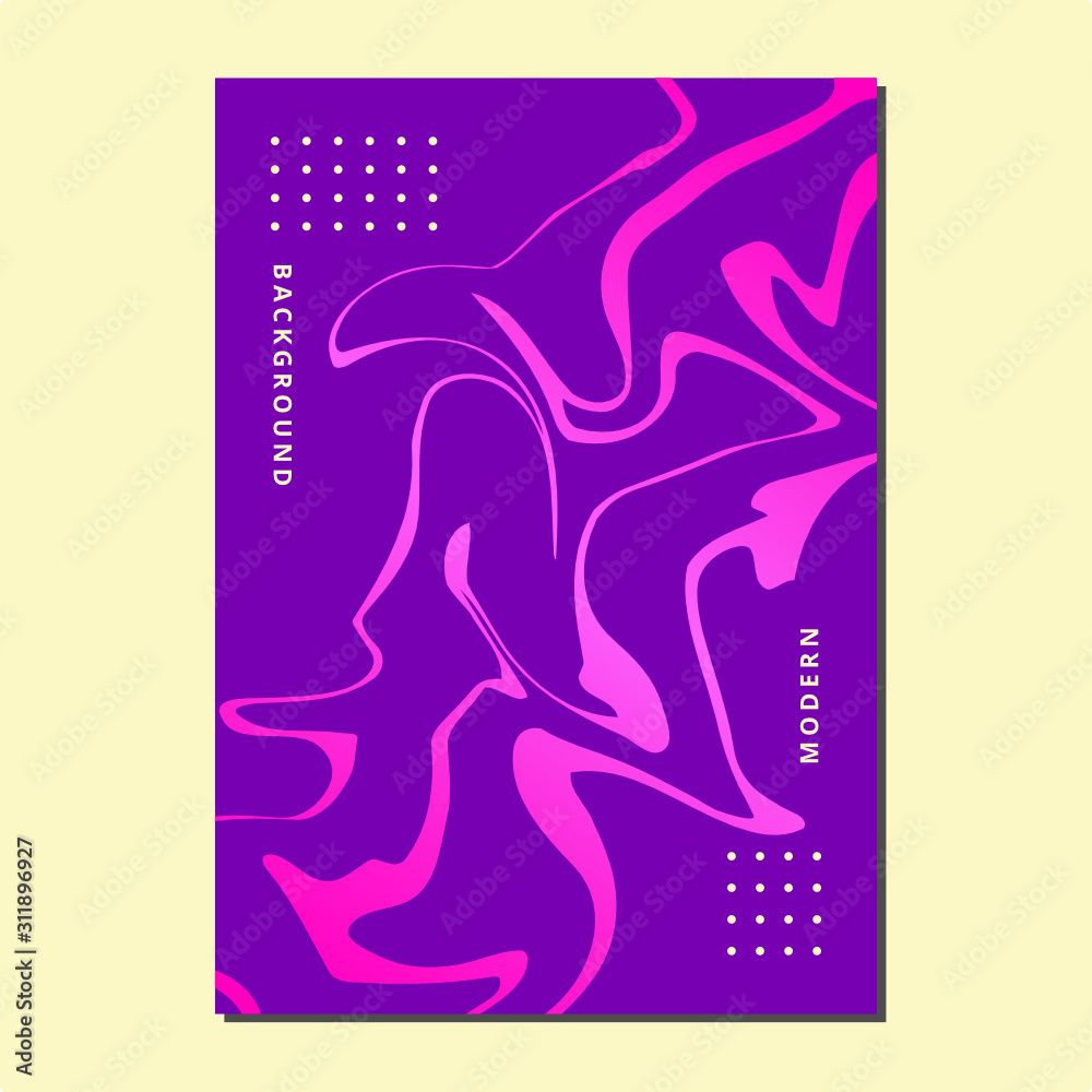 Purple Marble Liquid Vector Template