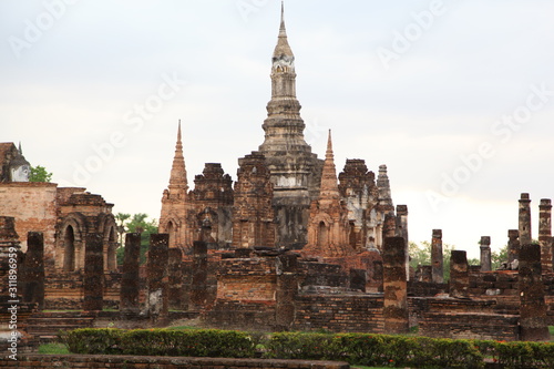 Old Pagoda in historical park, the old town of Thailand © Suwit