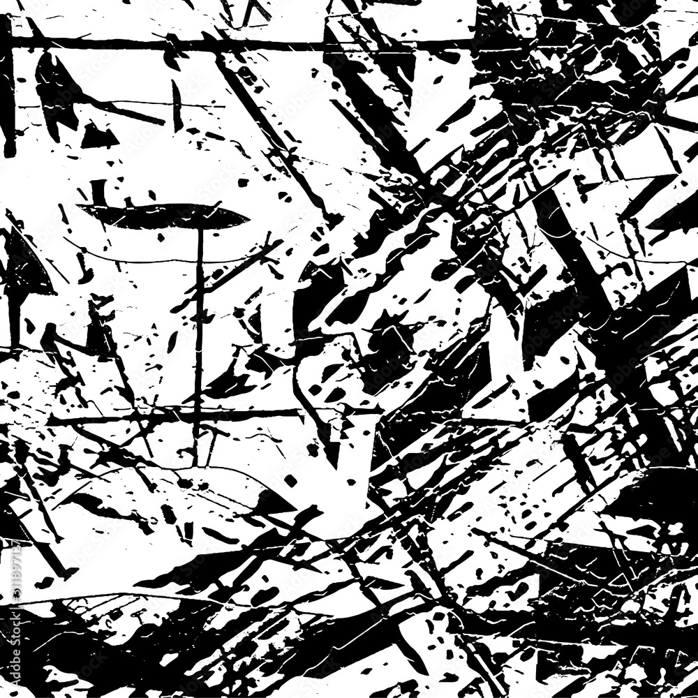 Abstract grunge texture black and white