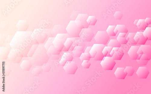 ピンク色のグラデーションデジタルサイバーイメージ背景