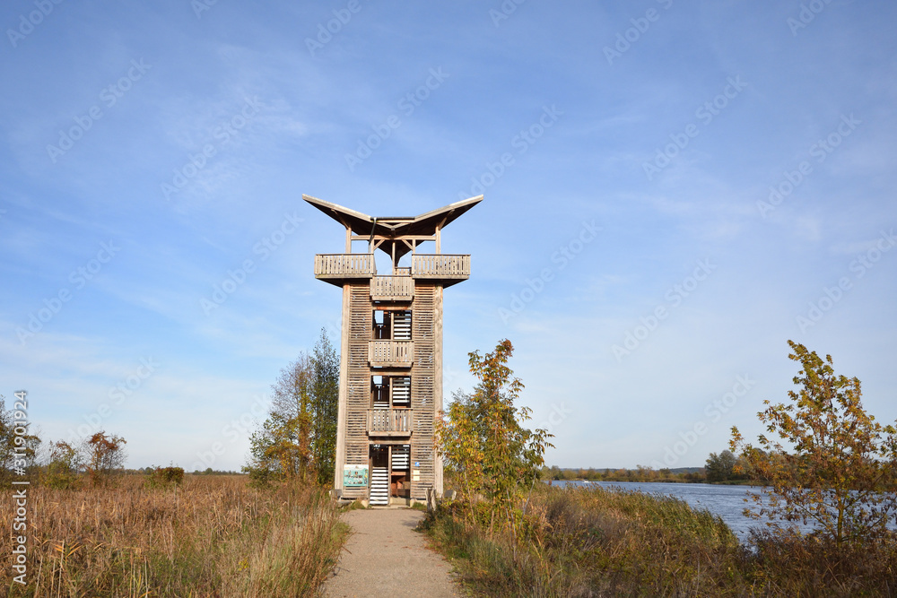 Turm Mescherin an der Oder zu Polen