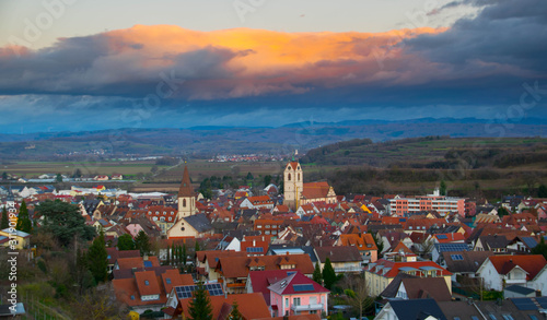 Blick auf Endingen im Kaiserstuhl photo