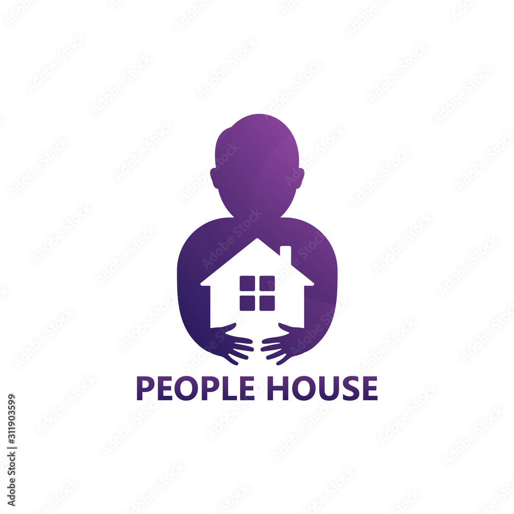People House Logo Template Design People House Logo Template Design
