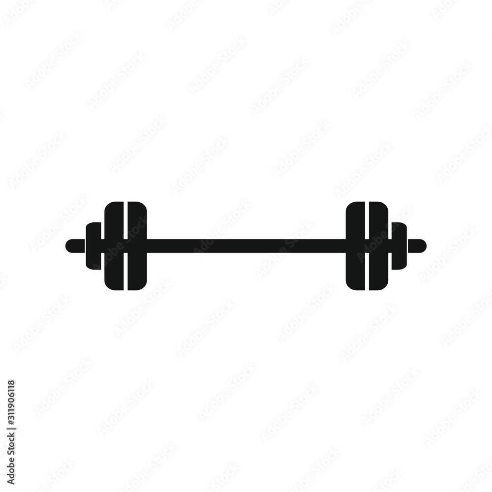 barbel icon vector illustration sign barbel icon vector illustration sign
