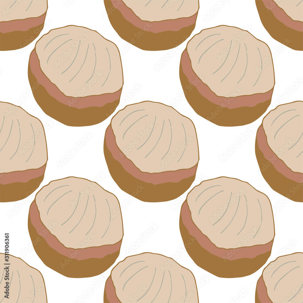 Seamless pattern with cake.Hand drawn vector illustration. Seamless pattern with cake.Hand drawn vector illustration.