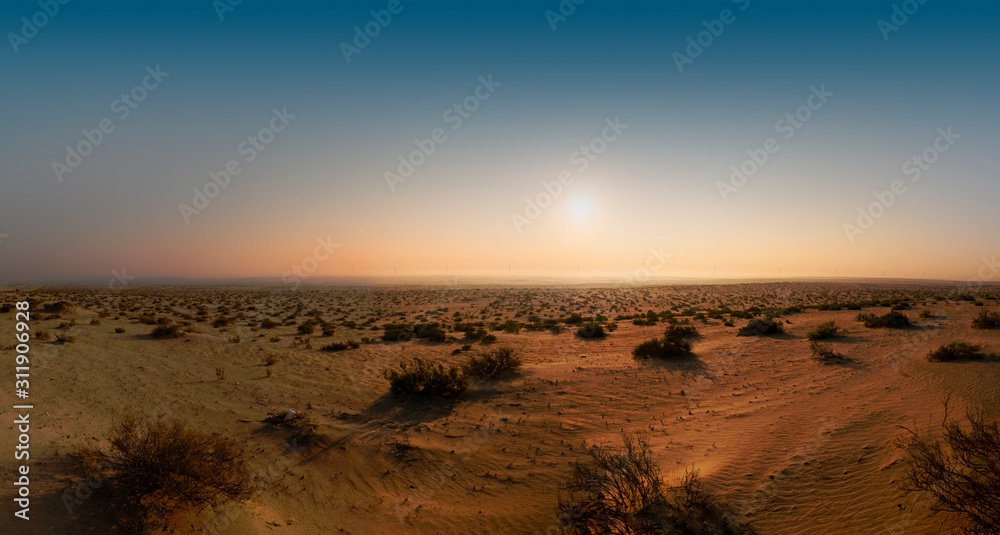 Desert views in the Eastern Province, Saudi Arabia