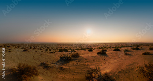 Desert views in the Eastern Province  Saudi Arabia