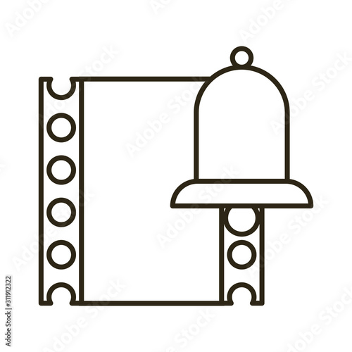 bell sound alert with tape record