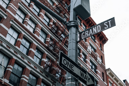 Representative architectural style of  SOHO buildings in Lower Manhattan New York City