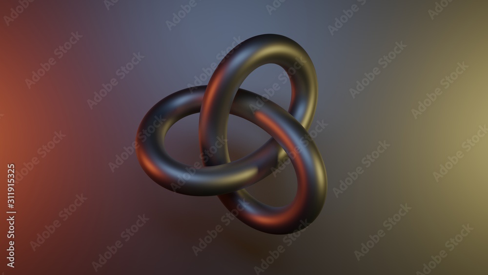 textured graphic torus, 3d illustration textured graphic torus, 3d illustration