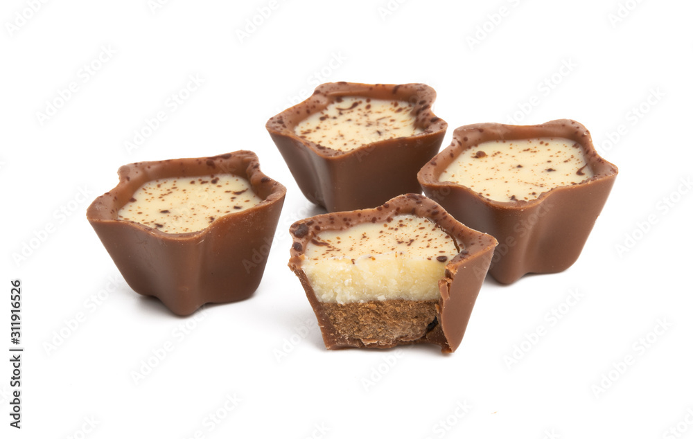 chocolate candies isolated chocolate candies isolated