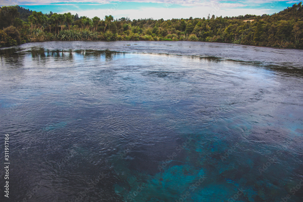 Te Waikoropupu Springs, also known as Pupu Springs, near Takaka, South Island, New Zealand