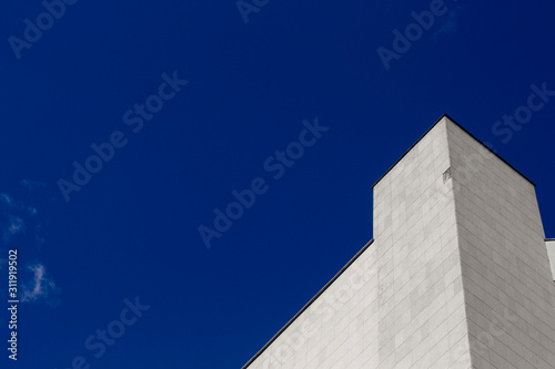 blue sky and building