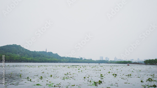 Landscape of West Lake, Hangzhou, China photo