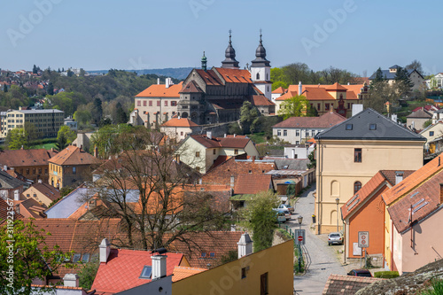 Wallpaper Mural View of St. Procopius Basilica in Trebic, Czech Republic Torontodigital.ca