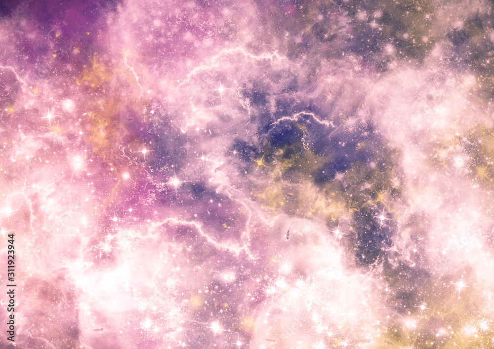 Obraz premium Galaxy wallpaper background with stars and stardust. Galaxy plasma