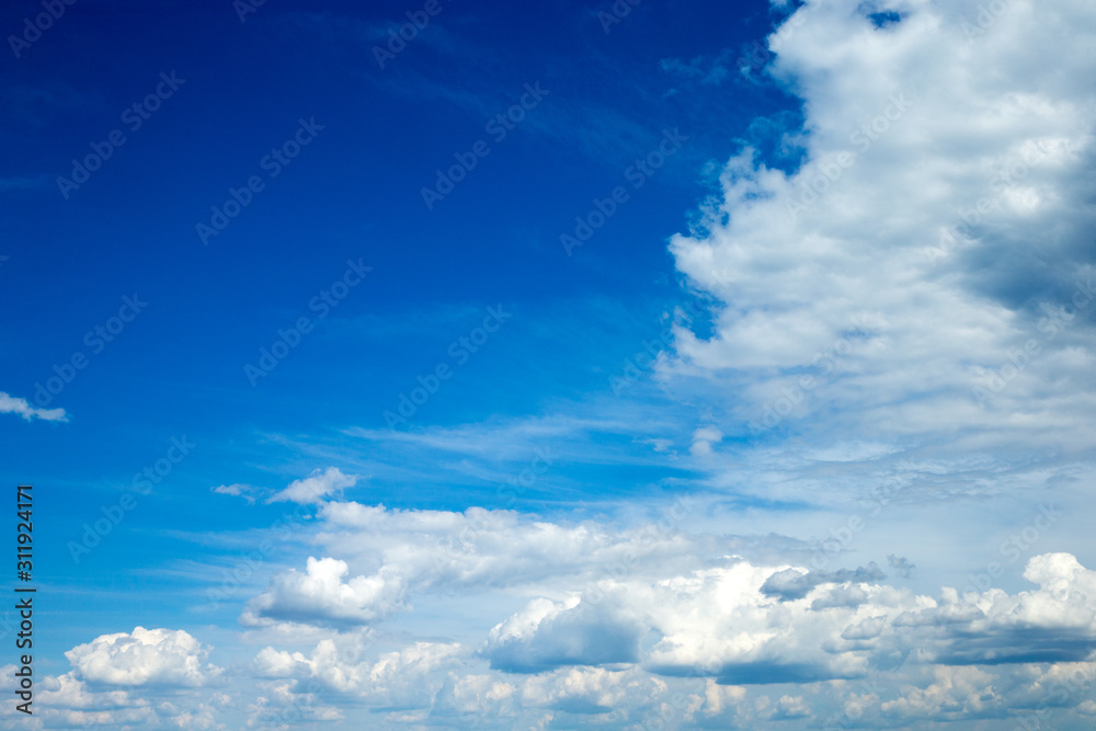 blue sky background with tiny clouds blue sky background with tiny clouds