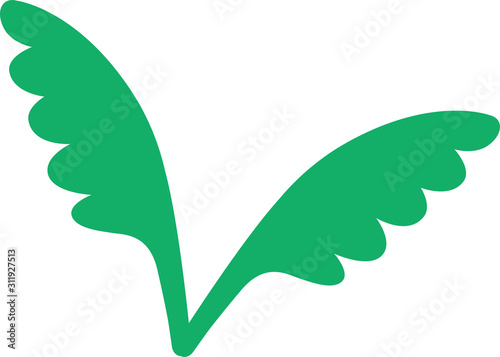 羽アイコンイラスト