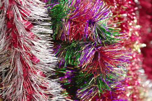 Wallpaper Mural Tinsel - colorful shiny background Torontodigital.ca