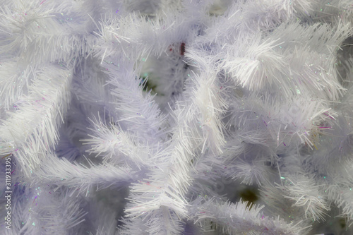Wallpaper Mural Tinsel silver background - defocused Torontodigital.ca
