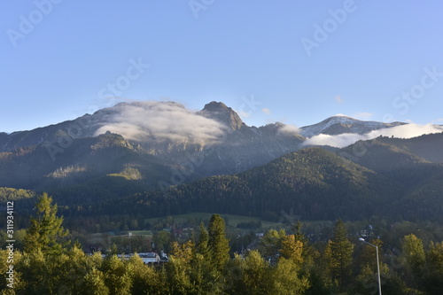 Panorama of the Tatra Mountains and Zakopane