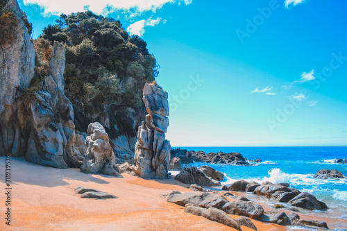 Anapai Beach at Abel Tasman National Park, South Island, New Zealand
