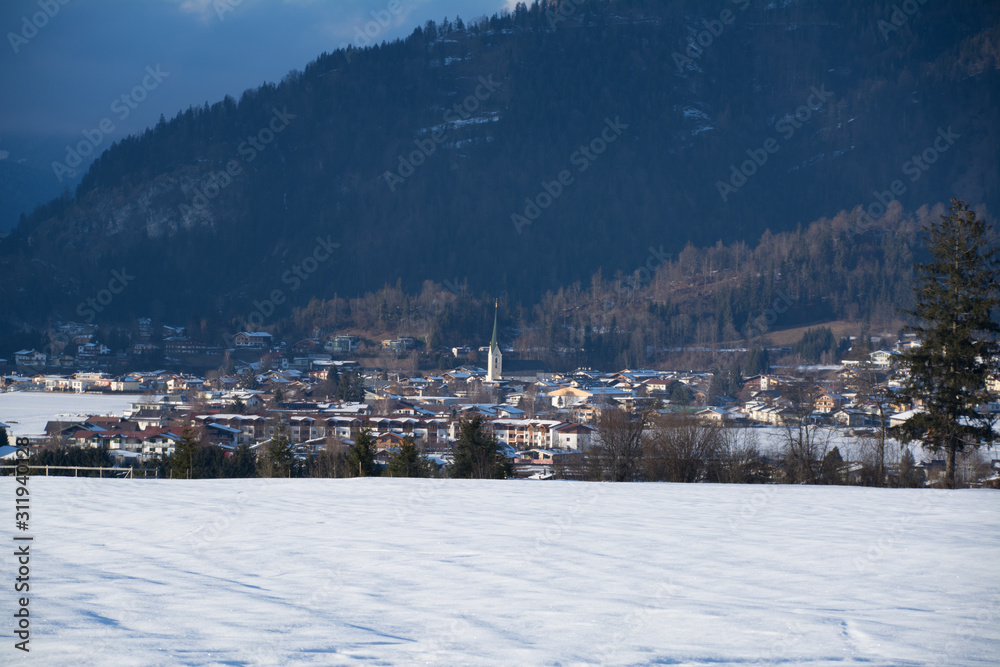 Kössen im Winter, Tirol Österreich