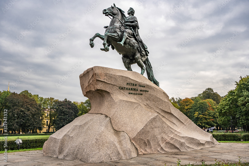 Monument of Peter the Great (Peter the First) - St.Petersburg , Russia