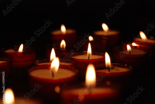 Candles lighted 