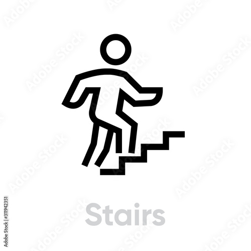 Stairs activity icon