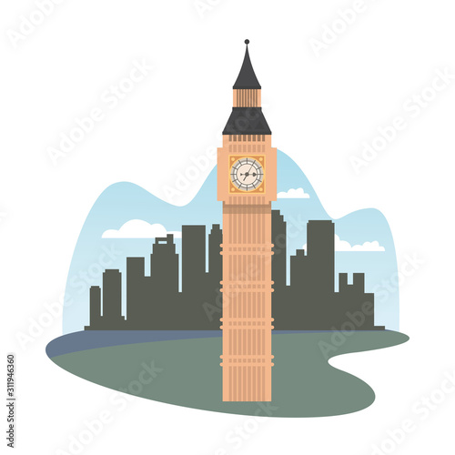 big ben tower england monument