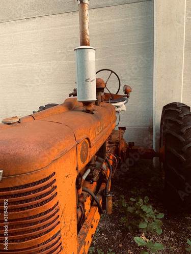 old tractor 