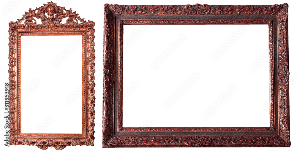 Fototapeta premium antique isolated picture frame